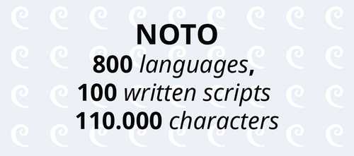 Google and Monotype Release Noto Font for All Languages