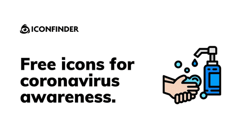 Free icons for coronavirus awareness