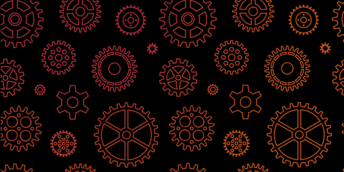 Outlined gears