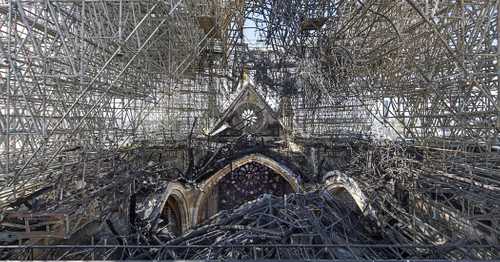 Notre-Dame post-fire aftermath
